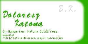 doloresz katona business card